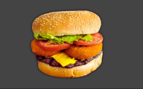 مگا برگر ذغالی